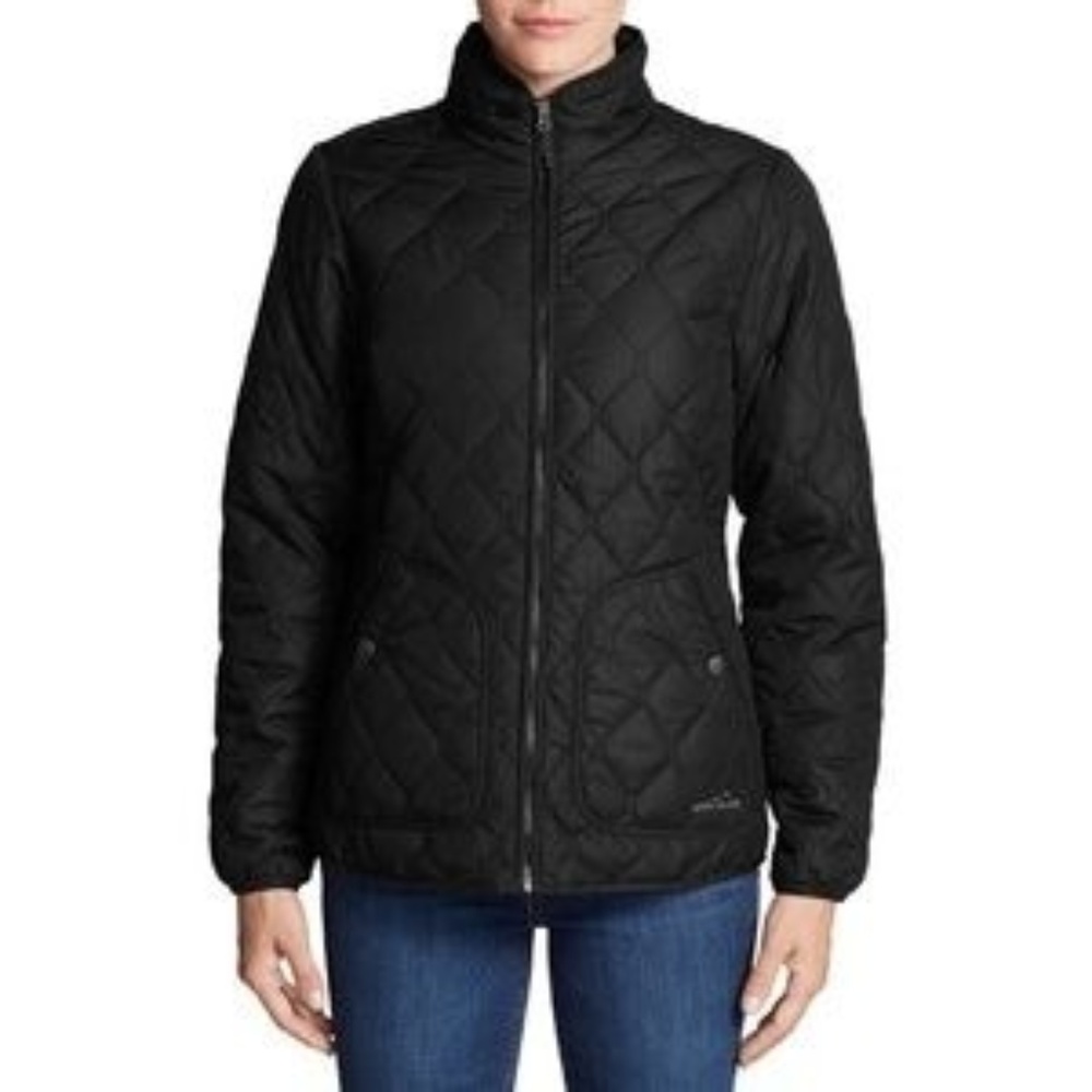 Eddie Bauer Ladies' Quilted Jacket, Black
